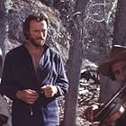 "The Outlaw Josey Wales" Sondra Locke, Clint Eastwood, and extras 1976 Warner Bros.