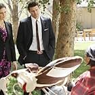 David Boreanaz, Emily Deschanel, and Latarsha Rose in Bones (2005)