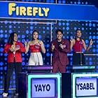 Alessandra De Rossi, Yayo Aguila, Miguel Tanfelix, and Ysabel Ortega in Family Feud Philippines (2022)