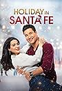 Mario Lopez and Emeraude Toubia in Holiday in Santa Fe (2021)