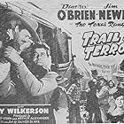 Budd Buster, I. Stanford Jolley, Patricia Knox, James Newill, Dave O'Brien, Rose Plumer, and Guy Wilkerson in Trail of Terror (1943)