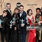 Annie Golden, Abigail Savage, Alan Aisenberg, James McMenamin, Samira Wiley, Emily Althaus, Julie Lake, and Kimiko Glenn in The 23rd Annual Screen Actors Guild Awards (2017)