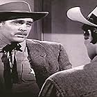 Don Megowan and Clint Walker in Cheyenne (1955)