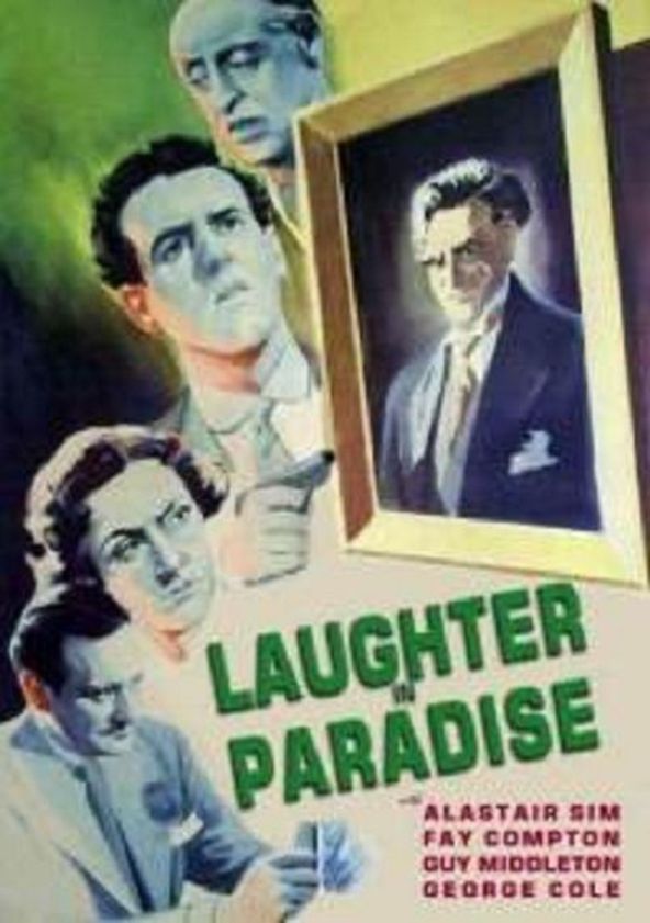 George Cole, Fay Compton, Guy Middleton, and Alastair Sim in Laughter in Paradise (1951)