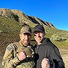 Joe Fidler and Chuck Norris onset of "Agent Recon"