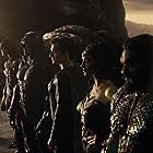 Ben Affleck, Henry Cavill, Jason Momoa, Gal Gadot, Ezra Miller, and Ray Fisher in Zack Snyder's Justice League (2021)