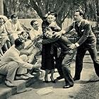 Mary Boland, Frances Gifford, Burgess Meredith, and Onslow Stevens in There Goes the Groom (1937)