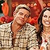 Trevor Donovan and Jessica Lowndes in A Harvest Homecoming (2023)