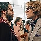 Daniel Brühl and Arnaud Valois in Becoming Karl Lagerfeld (2024)