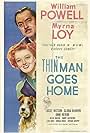 Myrna Loy, William Powell, and Asta in The Thin Man Goes Home (1944)