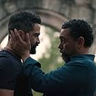 Felix Solis and Alfonso Herrera in Sangre Sobre Todo (2022)