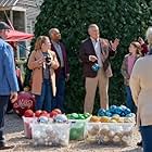 Bruce Campbell, Gralen Bryant Banks, Jaicy Elliot, and Anniston Almond in My Southern Family Christmas (2022)