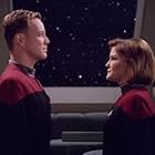 Robert Duncan McNeill and Kate Mulgrew in Star Trek: Voyager (1995)