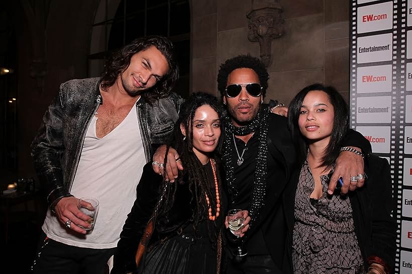 Lisa Bonet, Lenny Kravitz, Jason Momoa, and Zoë Kravitz