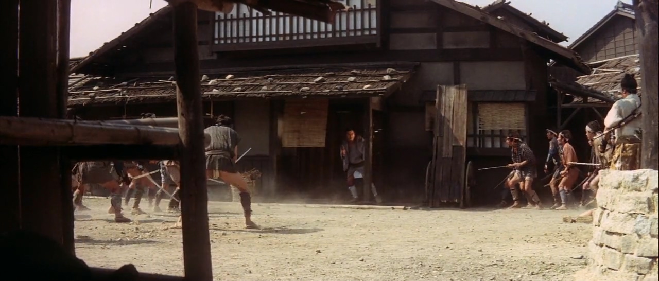 Shintarô Katsu and Isao Yamagata in Zatoichi's Pilgrimage (1966)