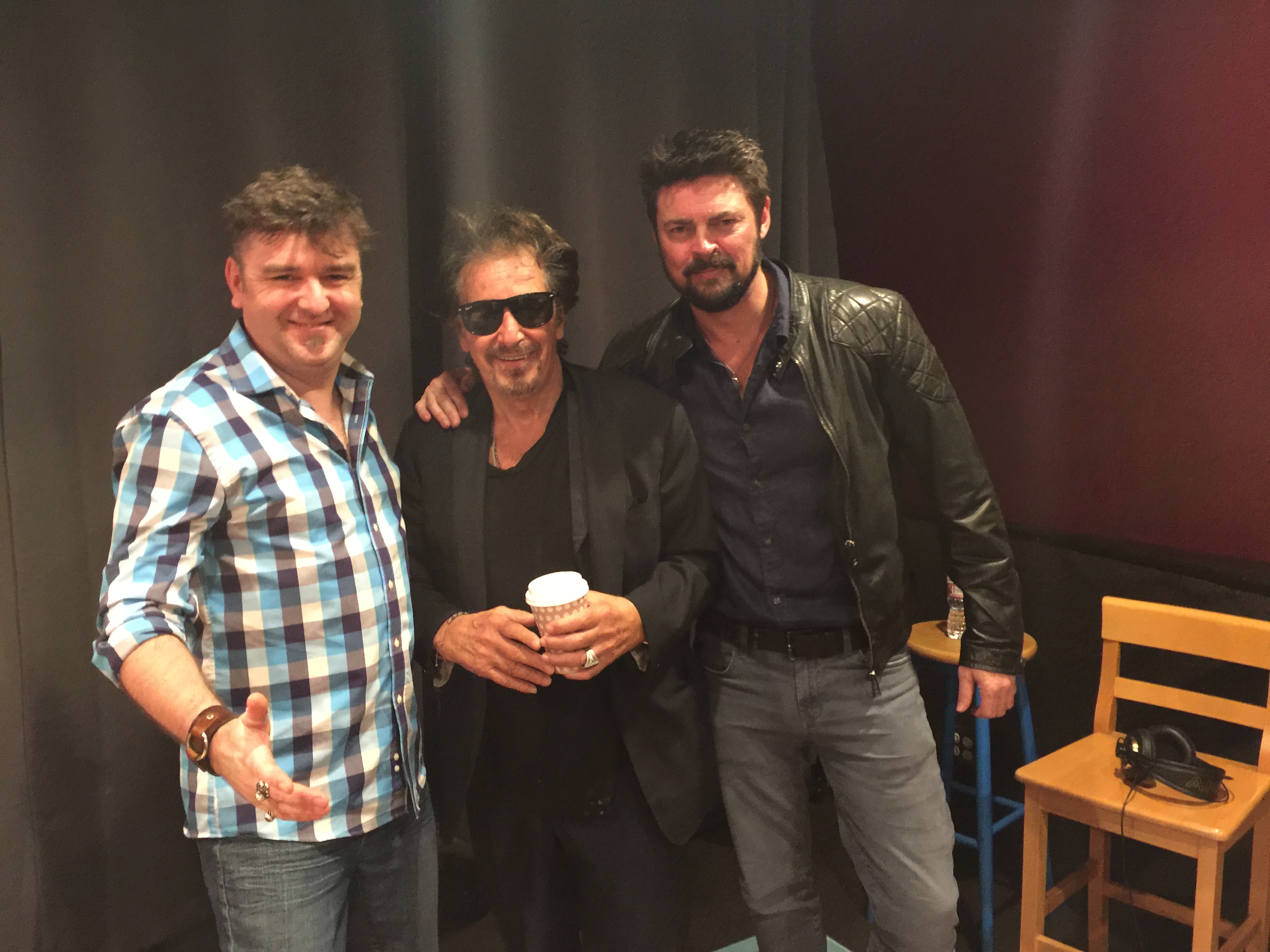 Hangman ADR session with Al Pacino & Karl Urban