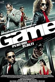 Abhishek Bachchan, Boman Irani, Gauahar Khan, Kangana Ranaut, Shahana Goswami, Akash Dhar, and Sarah Jane Dias in Game (2011)