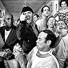 Jack Nicholson, Danny DeVito, Brad Dourif, Scatman Crothers, Vincent Schiavelli, Michael Berryman, William Duell, Ted Markland, Louisa Moritz, and Mews Small in One Flew Over the Cuckoo's Nest (1975)