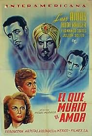 Luis Aldás, Fernando Cortés, Hilde Krüger, and Julián Soler in El que murió de amor (1945)