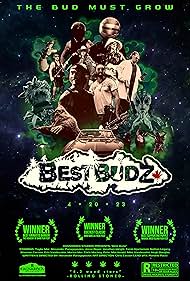 Taylor Mar, Jonathan Wright, Marisa Mar, Peter MacDonald, Nathan Legacy, Alexander Panagopoulos, Tarak Kjartanson, and Jesse Roper in Best Budz (2023)