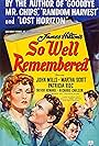 Richard Carlson, John Mills, and Martha Scott in So Well Remembered (1947)