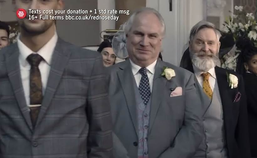 James Fleet and Rupert Vansittart in One Red Nose and a Wedding (2019)