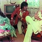 Madhavi and Rajinikanth in Geraftaar (1985)