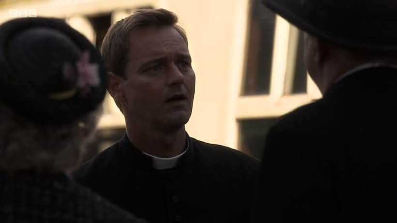 Sorcha Cusack, Rod Hallett, and Mark Williams in Father Brown (2013)