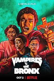 Jaden Michael, Coco Jones, Gerald Jones, and Gregory Diaz IV in Vampires vs. the Bronx (2020)