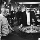 Omar Sharif and William Wyler in Funny Girl (1968)