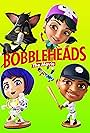 Julian Sands, Brenda Song, Khary Payton, and Karen Fukuhara in Bobbleheads: Le Film (2020)