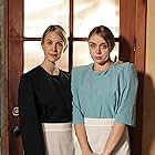 Still of Cheryl Dent and Lauren Faulkner in the award-winning film, Caroline (2019)