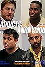 Zeshaun Saleem, Jonathan Iannelli, Iman Ayorinde, and Jai Kohaal in Addicts Anonymous (2019)