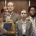 Stephen Thomas Young, Mia Schauffler, Edward Mawere, and Amy Burzak in Apple at Work - The Underdogs (2019)