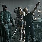 Ben Affleck, Zack Snyder, and Gal Gadot in Zack Snyder's Justice League (2021)