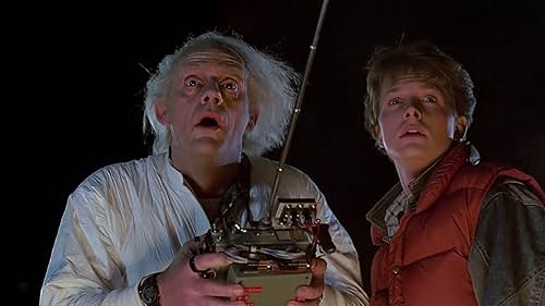 Michael J. Fox and Christopher Lloyd in Back to the Future (1985)