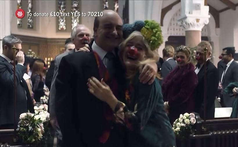 David Haig and Sophie Thompson in One Red Nose and a Wedding (2019)