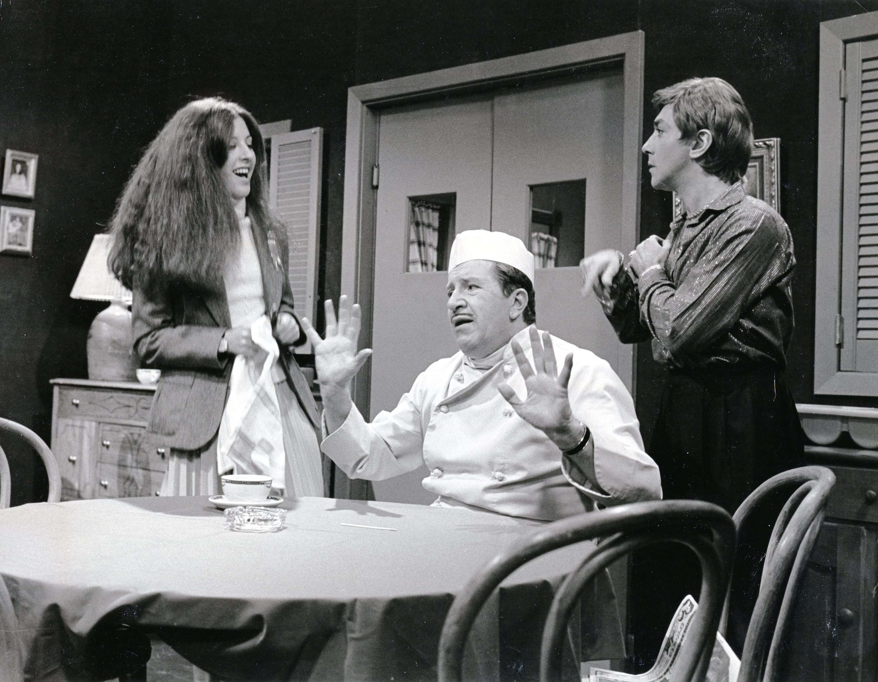 Paul Berval, Sophie Lorain, and André Montmorency in Chez Denise (1979)