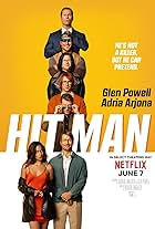 Glen Powell and Adria Arjona in Hit Man (2023)