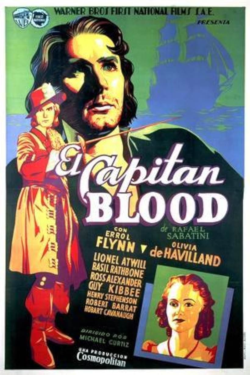 Olivia de Havilland and Errol Flynn in Captain Blood (1935)