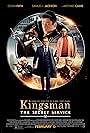 Colin Firth, Samuel L. Jackson, Michael Caine, Mark Strong, Sofia Boutella, and Taron Egerton in Kingsman: The Secret Service (2014)