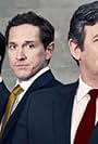 Mark Dexter, Bertie Carvel, and Ian Grieve in Coalition (2015)