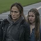 Jennifer Lopez and Lucy Paez in The Mother (2023)