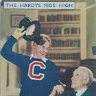 Mickey Rooney and Lewis Stone in The Hardys Ride High (1939)