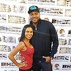At the Black Hollywood Education and Resource Center for the African-American Film Marketplace film festival with Vincent Ward