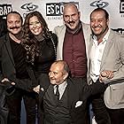 César Mora, Andrés Parra, Christian Tappan, and Rodolfo Silva at an event for Pablo Escobar: El Patrón del Mal (2012)