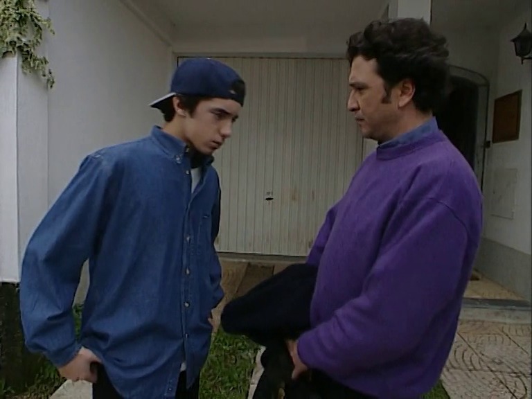 Fernando Luís and Rodrigo Saraiva in Médico de Família (1998)