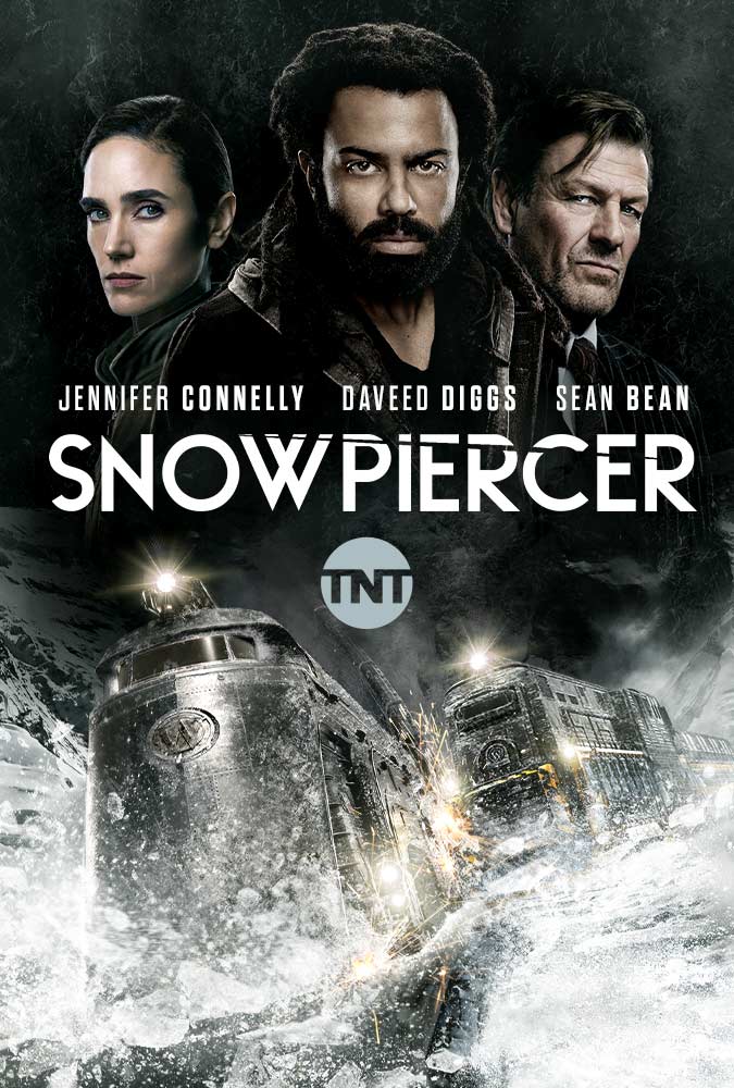 Jennifer Connelly, Sean Bean, and Daveed Diggs in Snowpiercer (2017)