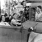 Ronald Reagan, Faye Emerson, Ann Sheridan, and Richard Whorf in Juke Girl (1942)