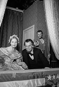 Jack Lemmon, Lillian Gish, and Raymond Massey in The Day Lincoln Was Shot (1956)